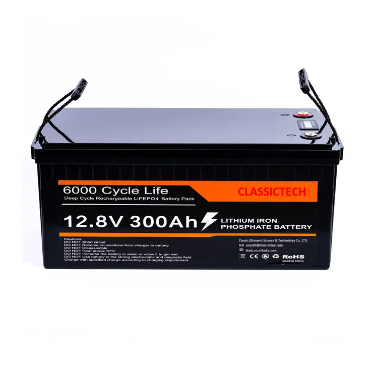 แบตเตอรี่ลิเธียมไอออนแบบชาร์จไฟได้ชุดแบตเตอรี่200ah 12V สำหรับแบตเตอรี่ RV 12 LiFePO 300Ah 100Ah 50Ah