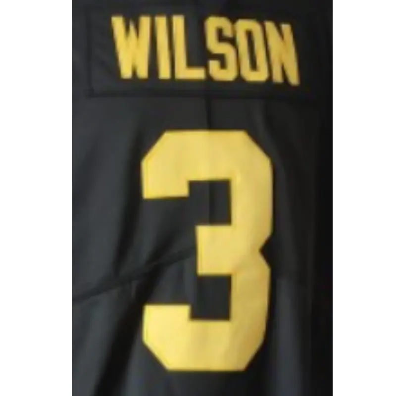 Venta al por mayor juego Jersey Steelers #3 Russell Wilson fútbol americano Jersey