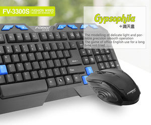 Combo de ratón con teclado con cable para Office Gaming Pro Keyboard Mouse Set para ordenador portátil PC - Product Image 2