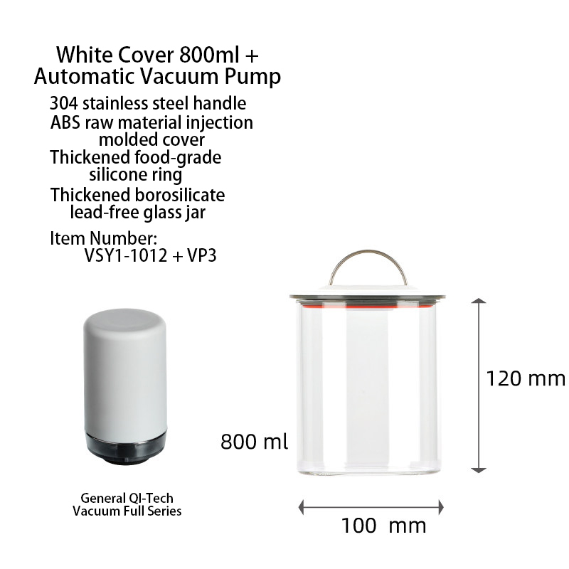 800ml+automatic pump White