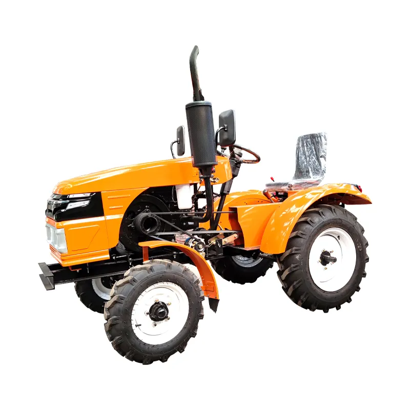 Tarım makineleri bahçe çim dizel güç mini traktör küçük çiftlik için