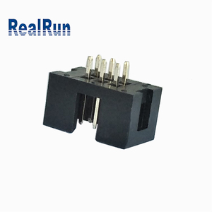 Bakır 2.54mm 2x3 Pin 6 Pin düz erkek kefen IDC erkek tak ve soket PCB kutusu başlık başlıkları ve tel konutlar - Product Image 4