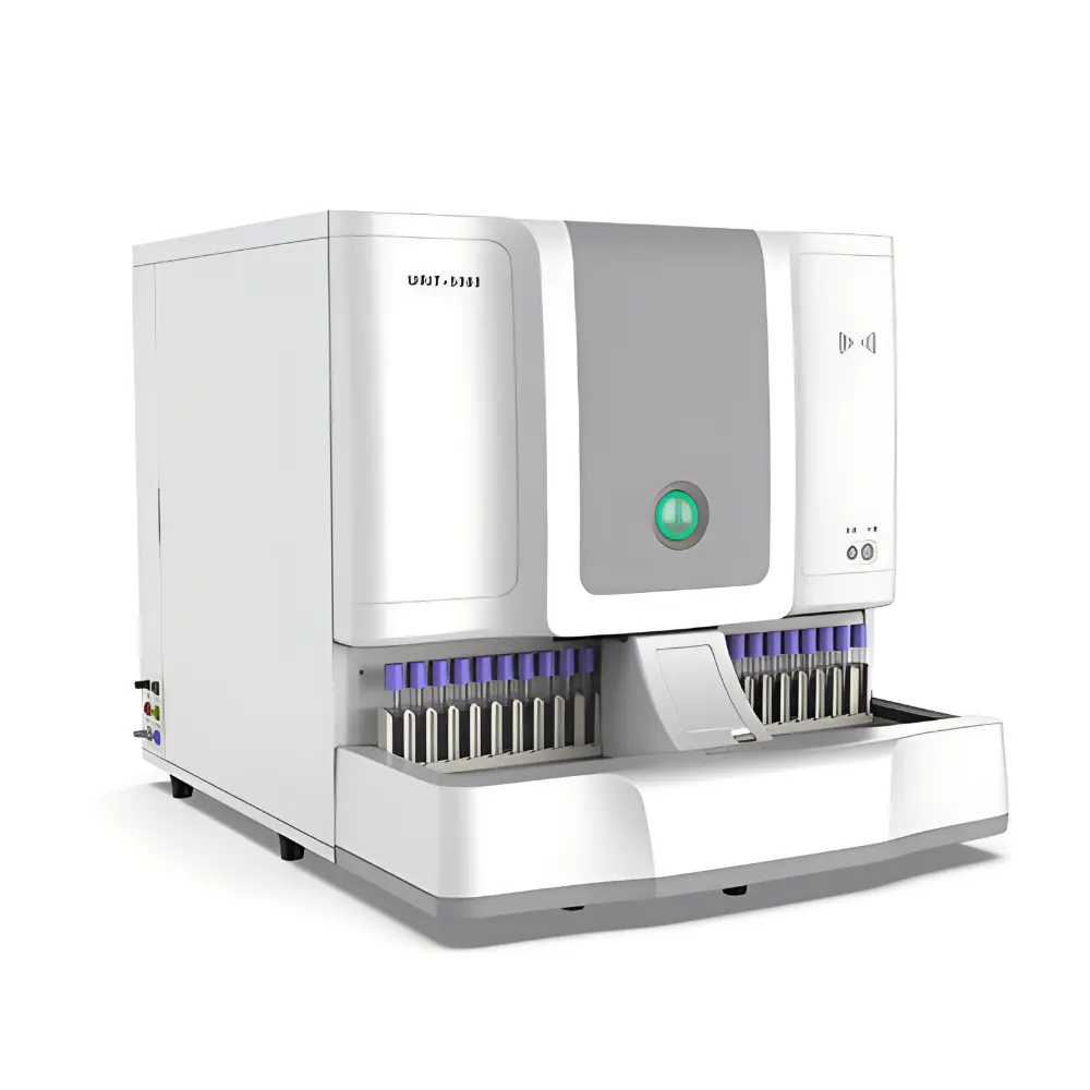 Analizador de Hematología automático Smartfvet de 5 partes Diff con estante de tubos de ensayo Analizador de Hematología automático de 2, 0