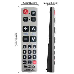 ปุ่มใหญ่รีโมทสากลสำหรับ LG, Samsung, Sony, VIZIO, Sharp, Toshiba, JVC, ซันโย, Zenith, Panasonic, Philips, HITACHI ฯลฯ - Product Image 2