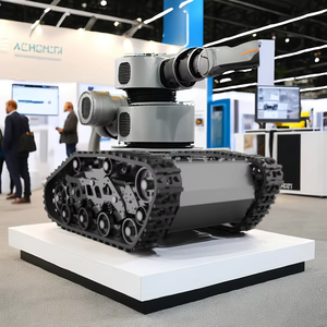 Plataforma de chasis de Robot móvil con Control remoto de alto rendimiento, sistema todoterreno con orugas de goma, Robots industriales - Product Image 1