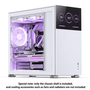 Jonsbo Pinecone D41 kasa MESH İkincil ekran ATX MATX Translucency destek ATX güç 360 soğuk egzoz alt ekran şasi - Product Image 4