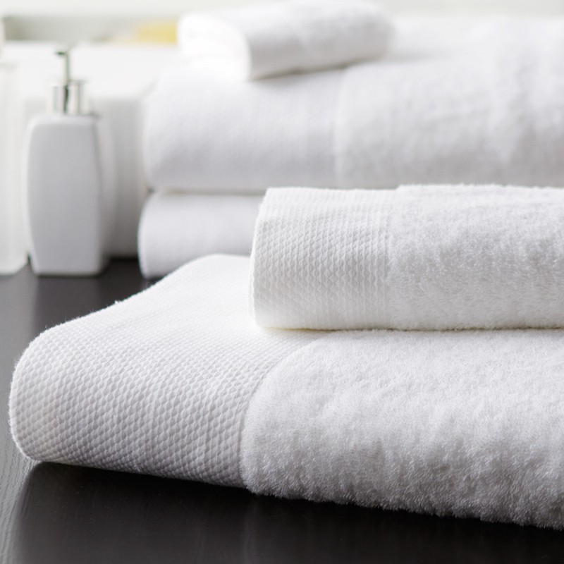 Quick-dry Cotton White towel Set hotel supplies towels hotel pool towel