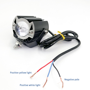 Xe máy điện xe ánh sáng tại chỗ 15W DC 9-85V 3000K/6000K phổ bên ngoài dẫn phụ trợ chùm cao/thấp chùm đèn pha - Product Image 2