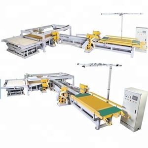 <strong>Automatic</strong> PLC-Edge Trimming Saw Wood Based Panels Plywood Double Edge Cutting <strong>Machine</strong> with Loader and <strong>Stacker</strong> - Product Image 3