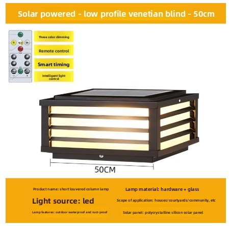Stores solaires bas 50cm
