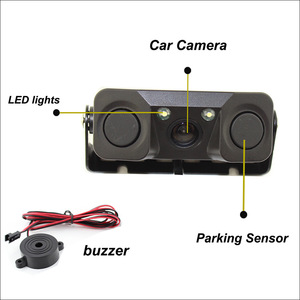 2024 Trends Car Accessories 3 in 1 <strong>Rearview</strong> No Hole Car Video <strong>Reverse</strong> Aid Parking <strong>Sensor</strong> radar System with Camera - Product Image 2