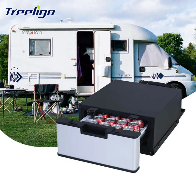 DC AC cassetto portatile frigo freezer auto frigo 20.7L per campeggio pesca strada barca rv auto camion