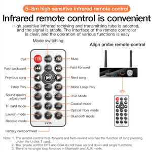 Receptor y transmisor Digital con Bluetooth 5,3, convertidor analógico con amplificador de auriculares Digital SPDIF Toslink a analógico L/R - Product Image 3