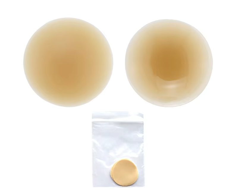 8cm light brown-focus stickers