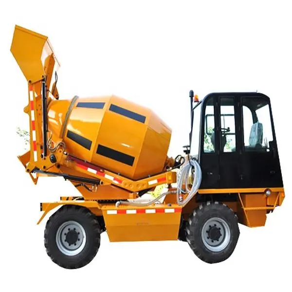 4m3 mixer truck concrete HY-400 small self-loading concrete mixer price