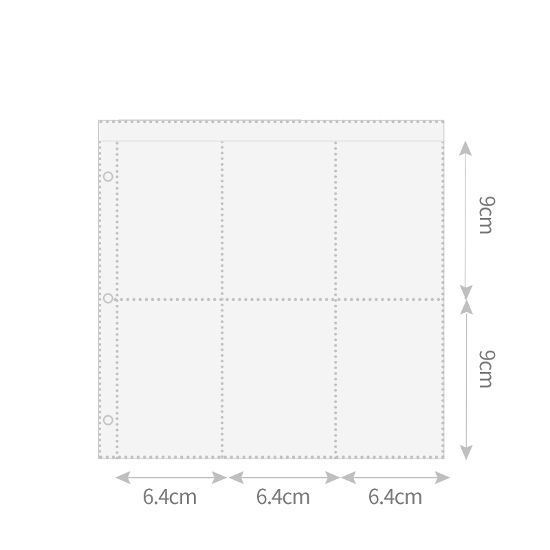 clear 25pcs inner sheets