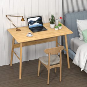 Diseños de mesa multifunción Escritorio de madera para dormitorio Mesa de oficina en casa Escritorio de computadora Mesa de bambú para estudio de trabajo