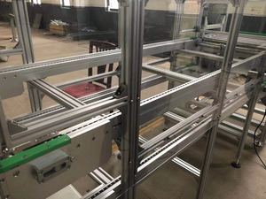 Cinta transportadora de palés automática para monitor de ordenador, línea de montaje