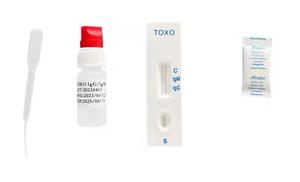 टॉक्सोप्लास्मा एंटीजन रैपिड टेस्ट किट टोको नाग पशु चिकित्सा किट मल ने कैनाइन और फेलिन के लिए त्वरित नैदानिक टॉको नाग का परीक्षण किया - Product Image 3