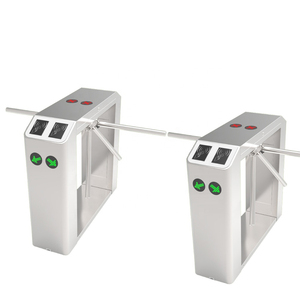 Günstiger Preis 304 Edelstahl Voll automatischer Finger abdruck RFID-Karte Zugangs kontroll system Stativ Drehkreuz für Fabrik und Fitness studio - Product Image 6