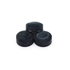 PROMOTIONAL STYLE 6 Layers Nicest High Quality Multi Layer Single Black Color Leather Billiard Cue <strong>Tips</strong> 14MM for Sale - Product Image 4