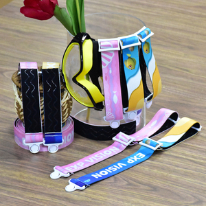 Wholesale Price <strong>Custom</strong> <strong>Printed</strong> <strong>Elastic</strong> Head Band Strap Diving Goggles <strong>Elastic</strong> Rubber Webbing Band