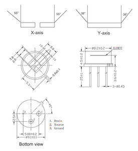 <strong>PIR</strong> <strong>Sensor</strong> D203B, Wide Detect Range Infrared Motion <strong>Sensor</strong> for LED Lights