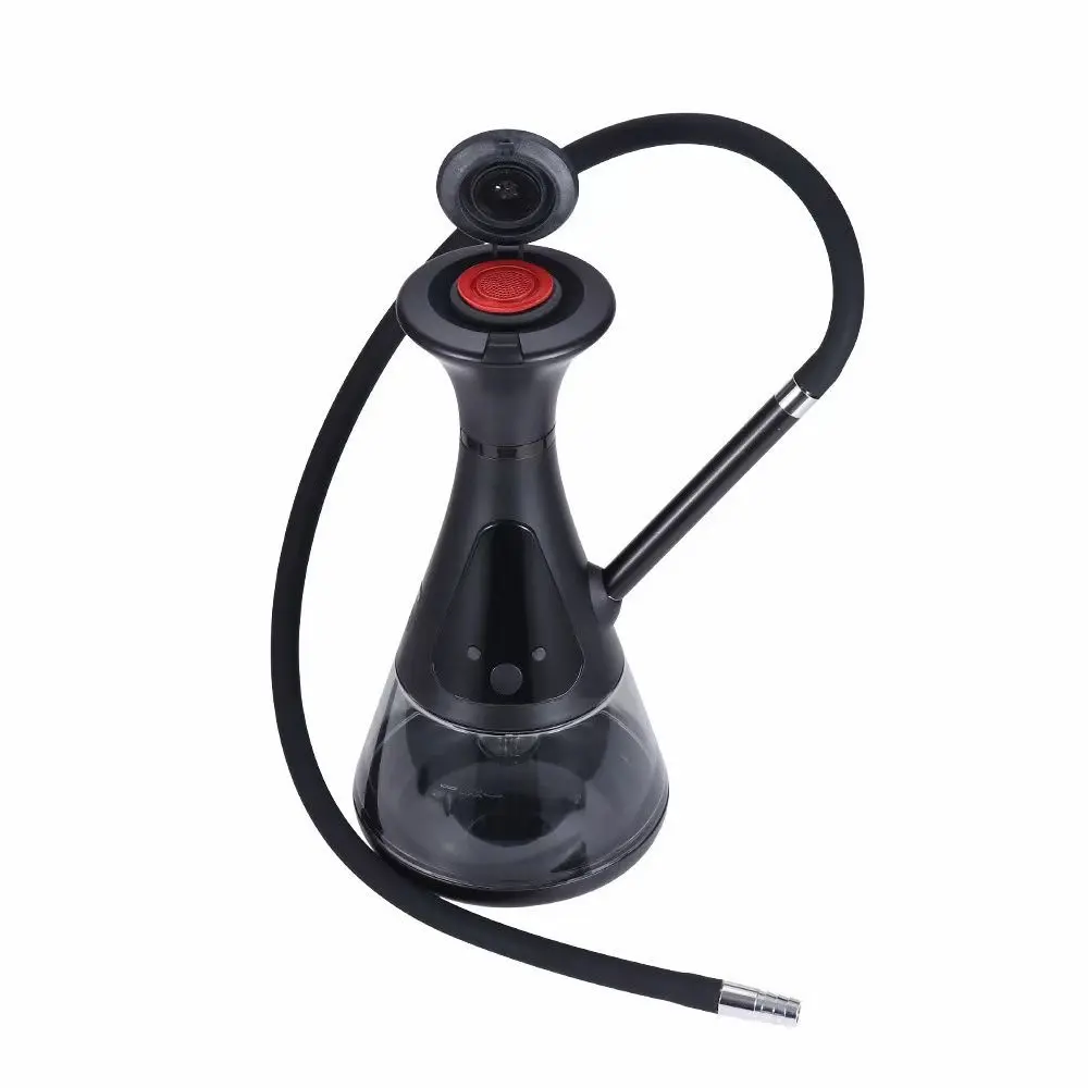 2023 Venta al por mayor más popular portátil Shisha Narguile Smoking Set Electronic Sisha Hookah con carga USB sin carbón