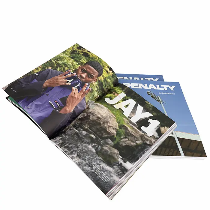 High Quality Custom Size A4 Magazine Photo Book Printing Glossy Offset Printing on Art Paper with Soft Cover for Novels