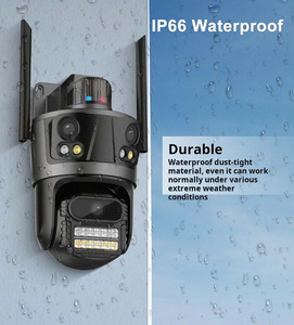 กล้อง PTZ 3เลนส์มุมกว้าง3ทาง IP66สัญญาณเสียง2ทิศทางกันน้ำ - Product Image 5