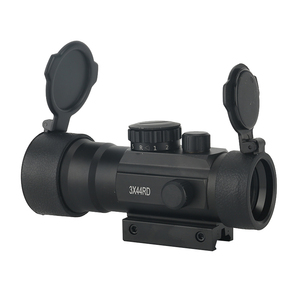 Açık avcılık kapsamları 3X44 taktik optik kapsam 20mm dağı kırmızı yeşil nokta Sight