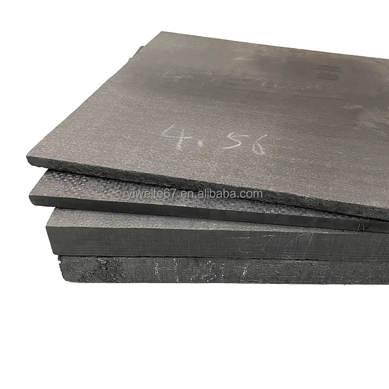 Lempengan karbon 1.6m 100mm, bahan komposit karbon tebal 2,5d jarum berlubang papan ban jala laminasi