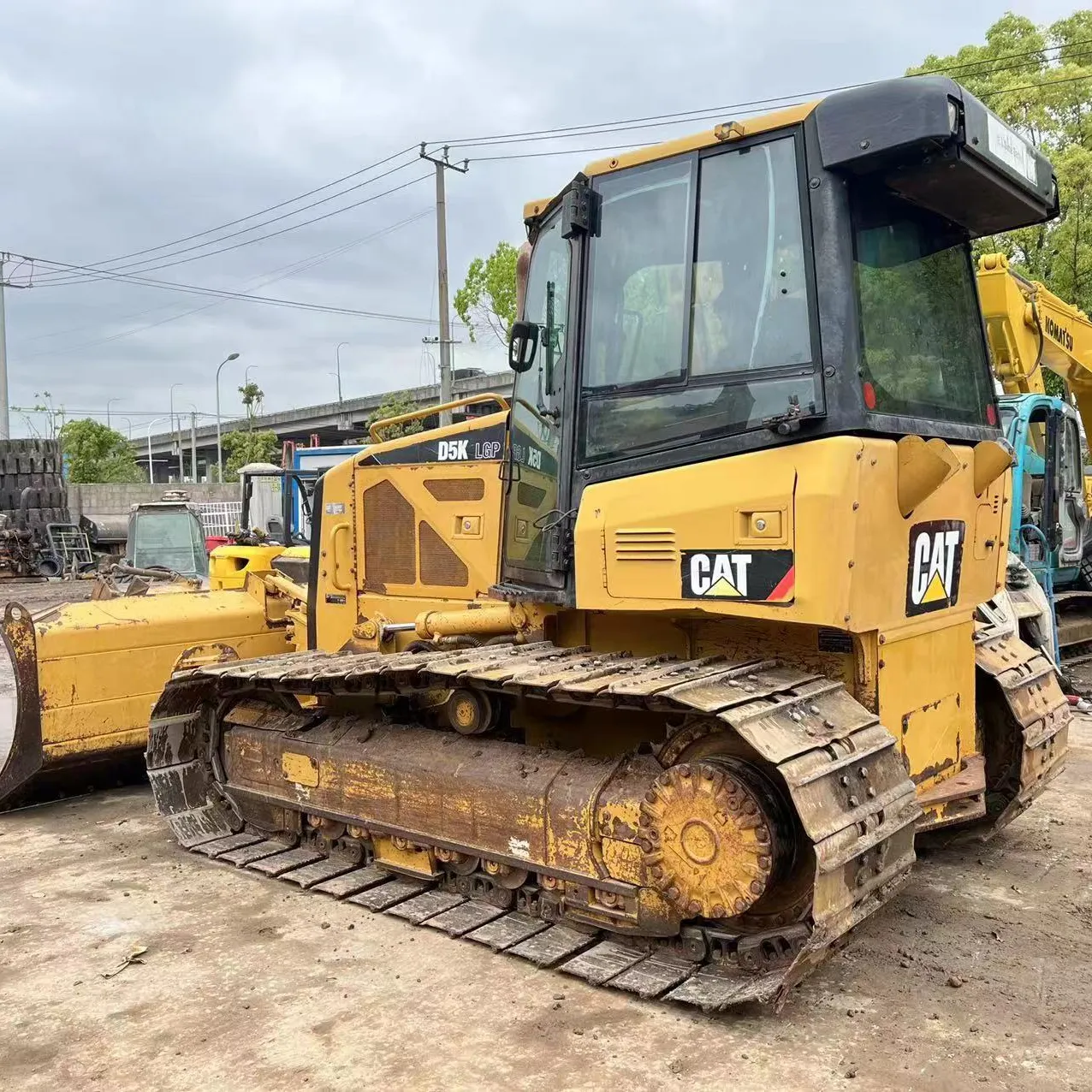 Usado D5K LGP Original Do Japão De Boa Qualidade Bulldozer Caterpillar Usado Trator De Esteira D5K Bulldozer