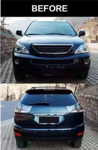 High Quality Body Kit Including Front Bumper Rear Bumper Grille Headlight Taillight Hood Fender for Lexus Rx 09-11 <strong>Update</strong> to 20
