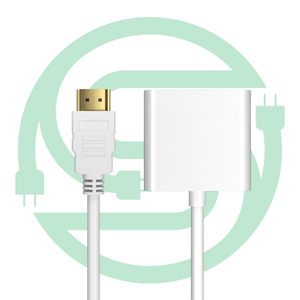 HDMI M至D-Sub (VGA) F适配器公，带聚氯乙烯护套组合屏蔽，用于扬声器和DVD播放器，用于HDMI至VGA Cabl - Product Image 3