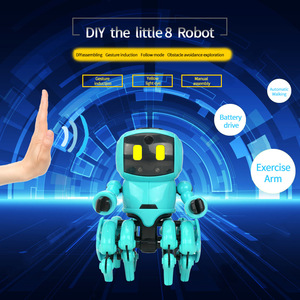 Kinder DIY Gebäude programmierung Interaktive Gesten erkennung Roboter-Kit RC Intelligente Spielzeug roboter mit Tanzen und Singen - Product Image 2