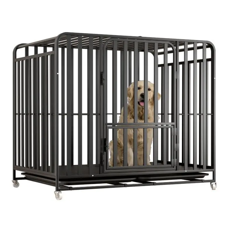 Strong Large Stainless Steel Dog Kennel Cage Pet Crate Cages Wholesale ( Fast Delivery)