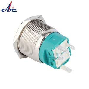 22mm 2NO2NC Waterproof on off Latching <strong>DPDT</strong> <strong>Push</strong> <strong>Button</strong> <strong>Switch</strong> - Product Image 2