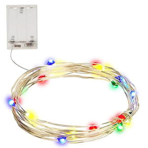 Caja de batería con Control remoto, cadena de alambre de cobre, luz LED de cobre multifunción, resistente al agua, ocho funciones - Product Image 2