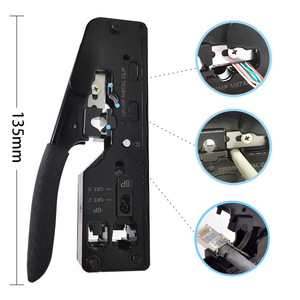 ร้อนมัลติฟังก์ชั่ 6p 8p สายไฟ Crimper Stripper เครื่องตัดคีมเครือข่าย Cat5e Cat6 Cat7 Rj45 ผ่าน EZ CRIMPING เครื่องมือ - Product Image 4
