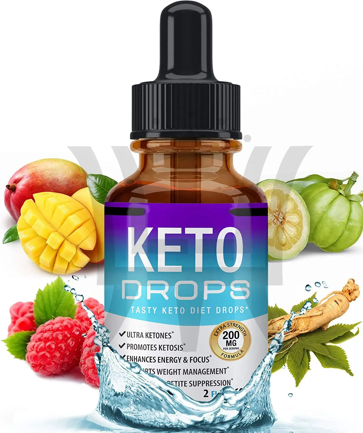 OEM 100% natural Keto Diet Drops Weight Loss Ketogenic Supplement Premium Fat Burner Formula to Boost Metabolism