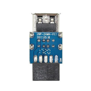9针主板至2端口USB2.0双USB A 9针母适配器转换器印刷电路板卡扩展器内部计算机连接器 - Product Image 2