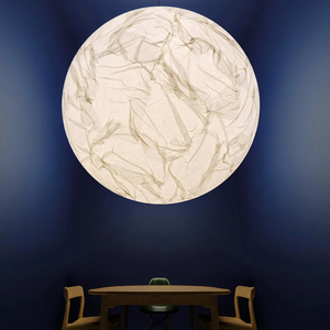 Luz colgante única moderna de lujo Fuente de LED de renderizado interior 3D para sala de estar, cocina y arquitectura personalizada - Product Image 3