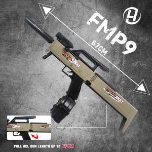 เครื่องย่อยเจลบลาสเตอร์ FMP9แบบพับได้ใช้ได้ทั้งชายและหญิงปืนของเล่นใหม่แบบใช้มือขับลูกกระสุนแบบนุ่มสำหรับผู้ใหญ่ที่ทำจากพลาสติก - Product Image 2