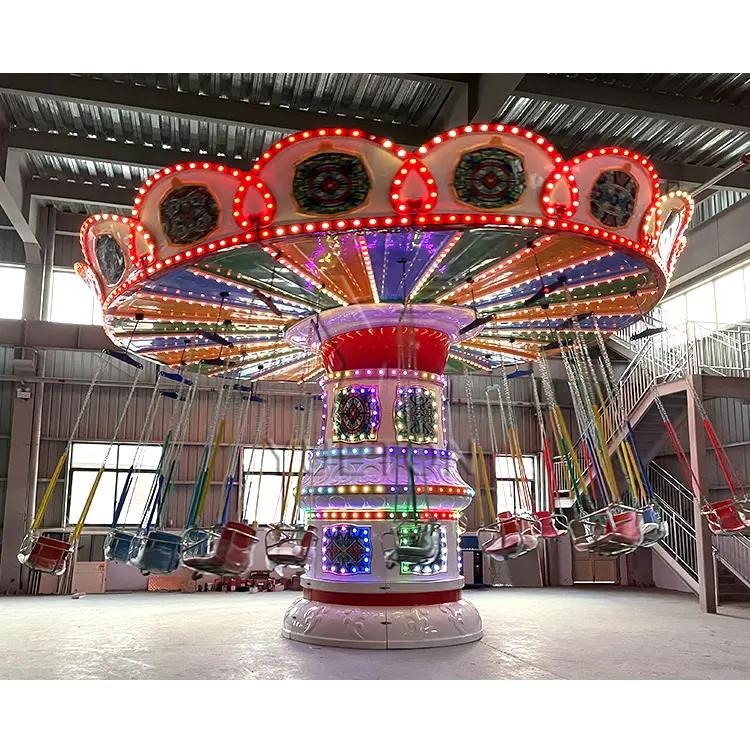 Equipo de parque de atracciones para niños y adultos, juego giratorio Popular, silla voladora