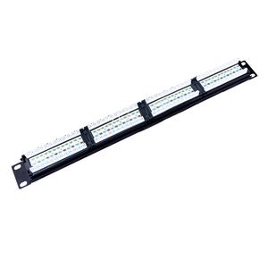 Renbao Patch Panel Cat6 RJ45 24 Port Network Cable Manager 1u Marco de metal Sin blindaje Categoría 6 con Led - Product Image 5