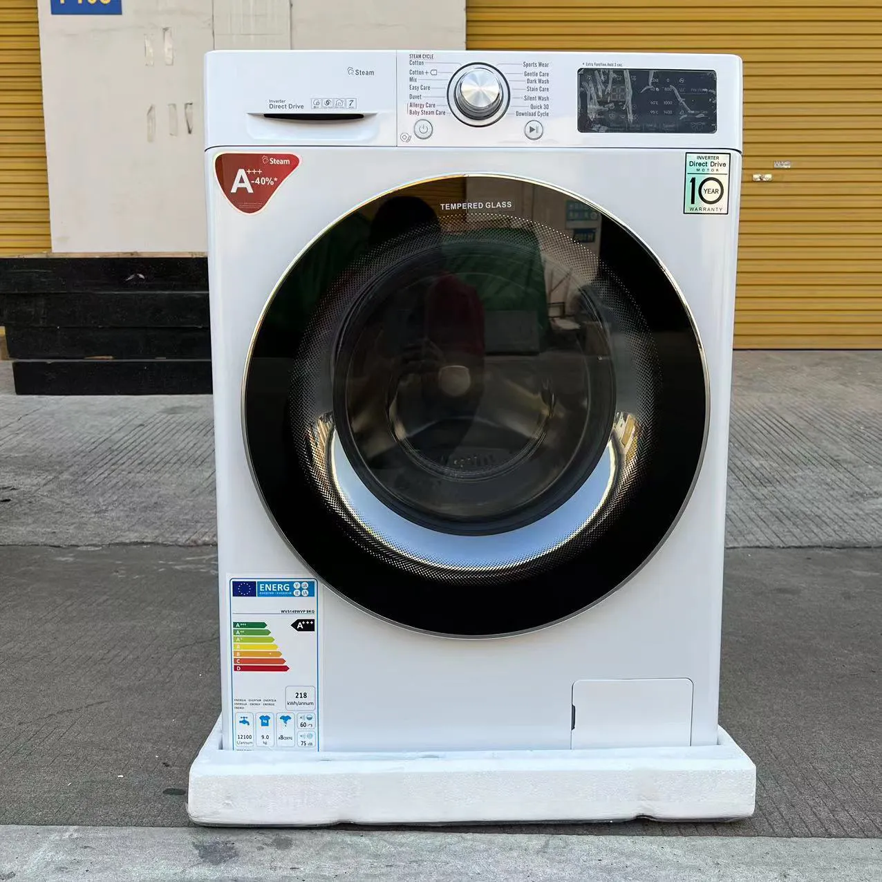 Machine à laver automatique intelligente pulsateur domestique 6KG 9KG machines à laver à chargement frontal