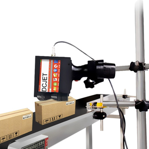 Industrial Intelligent Handheld Inkjet Printer 100 mm Large Character Manual Grade with Wooden Case Bag Steel Structure