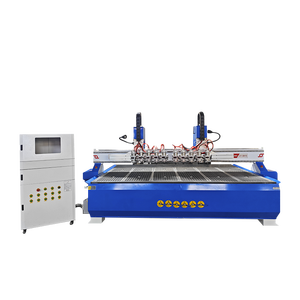 10 Spindle Multi Spindle <strong>CNC</strong> Router Machine with Vacuum Work Table 3015 with <strong>MACH3</strong> <strong>Control</strong> System - Product Image 1