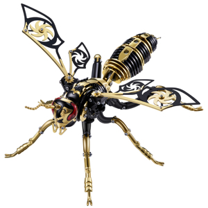 Metal makineleri 3D bulmaca Wasp DIY oyuncak modeli zanaat dekorasyon el yapımı montaj Wasp modeli ekran hediye yetişkin 3D bulmaca hediye - Product Image 4